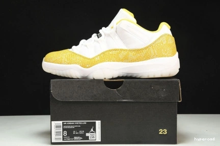 Hyperoad Low 11 Jordan Air Snakeskin” “Yellow 0922